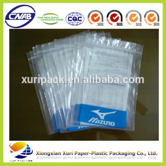 pe packaging bag