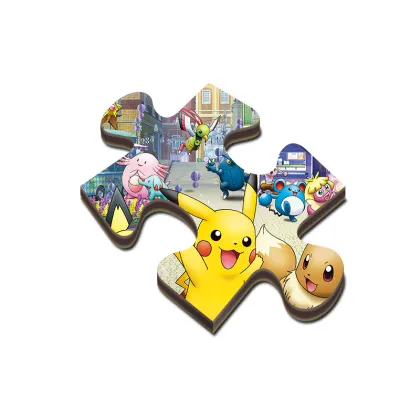 Pikachu puzzle 1000 pieces wood toys pokemon Educational toys Adult decompression puzzles for kids