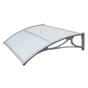 DIY Outdoor Small Package Plastic Polycarbonate Canopy with Mid-Support