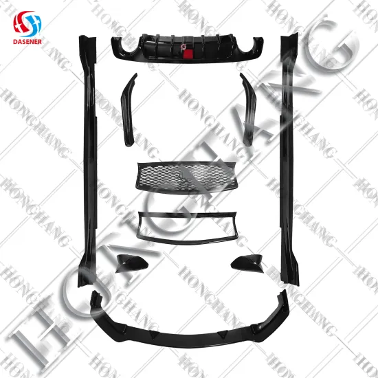 High Quality Bumper Lip Side Skirt Rear Spoiler Kit for Infiniti Q50 2014-2021