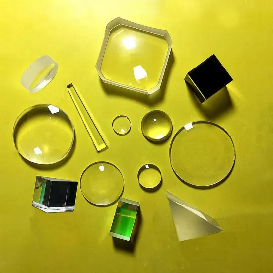 Convex Cylindrical Optics: Sapphire Glass Rods and Lenses For Sale