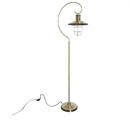 Metal vintage lantern led floor lamp