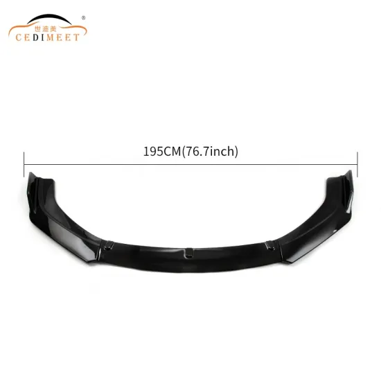 Hot Selling Black PP Front Lip for Universal Car Bumper