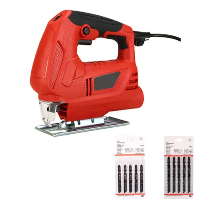 Portable Cheap Electric Jig Saws with Blade - 500W Household Wood Cutting Saw Machine