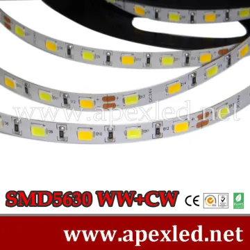 smd 5630 led light 60led per in 6mm PCB in CW+WW mix LED SIGNAGE LIGHT