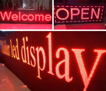 single red price LED display screen