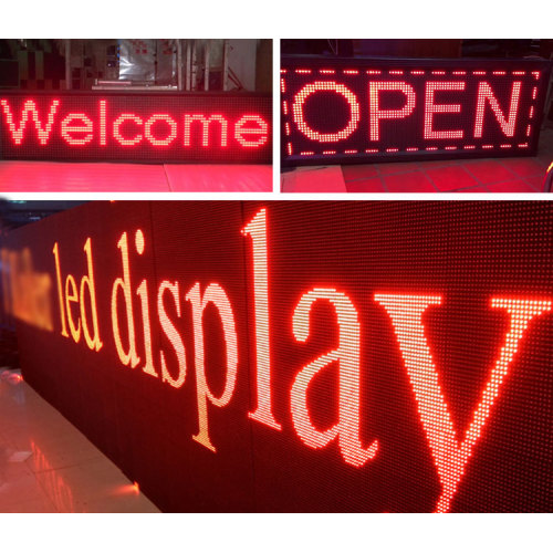 single red price LED display screen