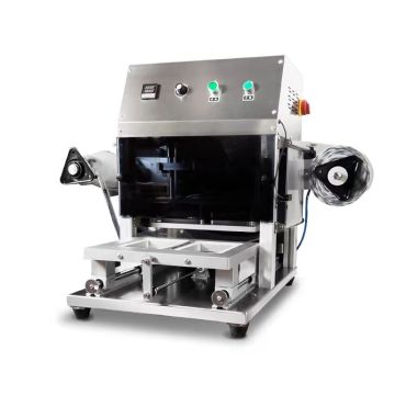 Tabletop Pneumatic disposable crisper tray sealing machine