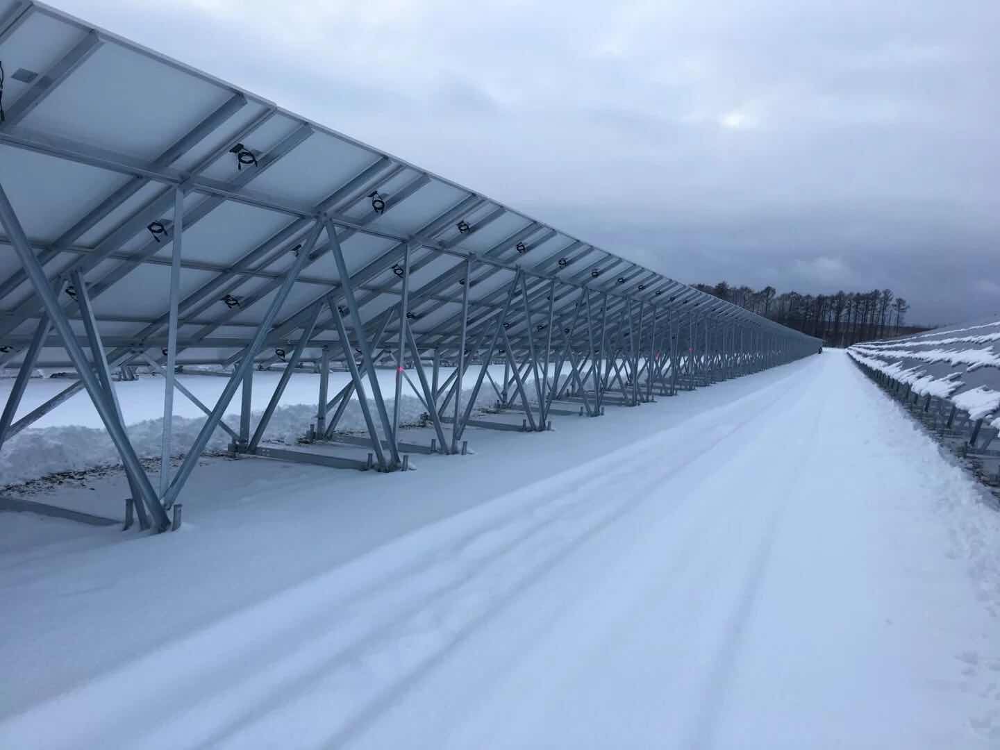 Steel galvanized PV solar mounting system