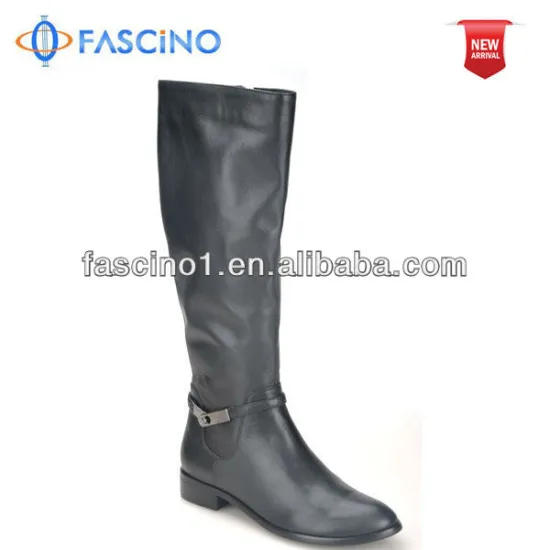Women Black Genuine Leather Shoes Boots