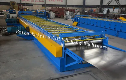 Automatic Metal Slabs Roll Forming Machine For Ecuador