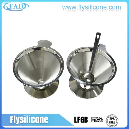 Pour over 304 stainless steel coffee dripper