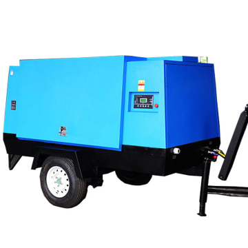 Movable 55KW Electric Screw Air Compressor