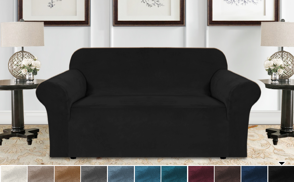 Velvet Plush Sofa Covers