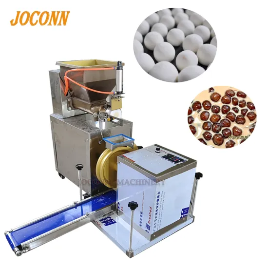 Pneumatic Round Donut Balls and Taro Ball Cutter and Rounder Machine