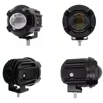 Dual Color Super Bright LED External Spot Work Lights for Motorcycles and E-Bikes
