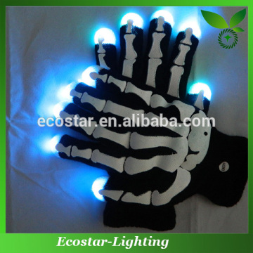 whosale party decoration rgb led flashing golves
