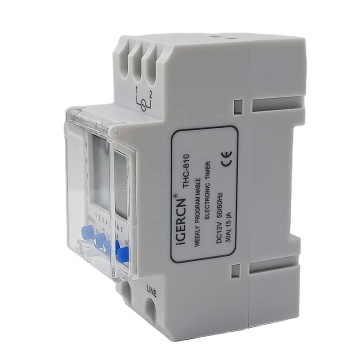 12V DC Electrical Time Switch Control: THC-810 30A Timer Relay with 24hr, 7-Day Programming and Multi-Language Support