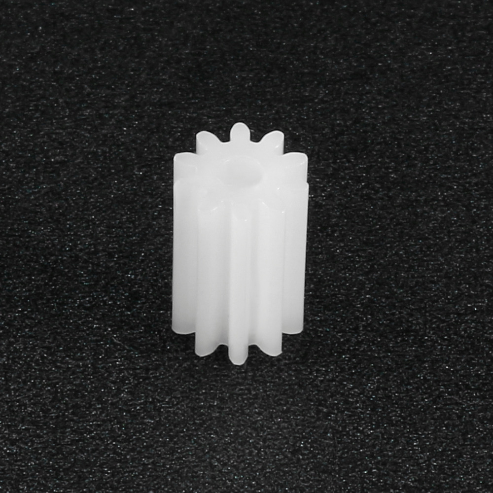 Uxcell 50Pcs 2mm Hole Dia Plastic Shaft Gear Toy Accessories with 10/12/16 Teeth 102/122/162A for DIY Car Robot Motor