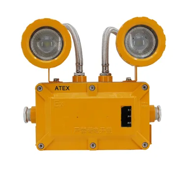 LEDUN Double Head Emergency Lights - 2*3W Explosion Proof for Hazardous Areas