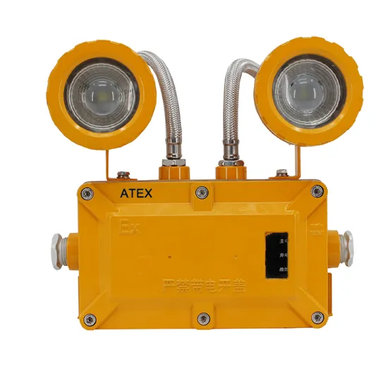 LEDUN Double Head Emergency Lights - 2*3W Explosion Proof for Hazardous Areas