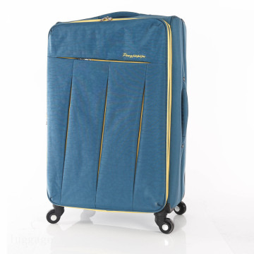 Various color light sky travel trolley luggage bag