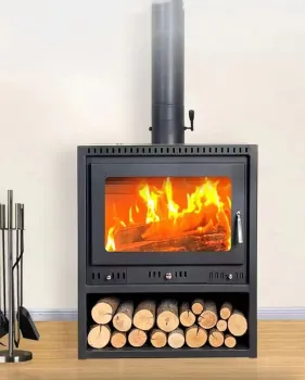 Real Firewood Cooking Fireplace: The Latest in Cast Iron Home Heaters