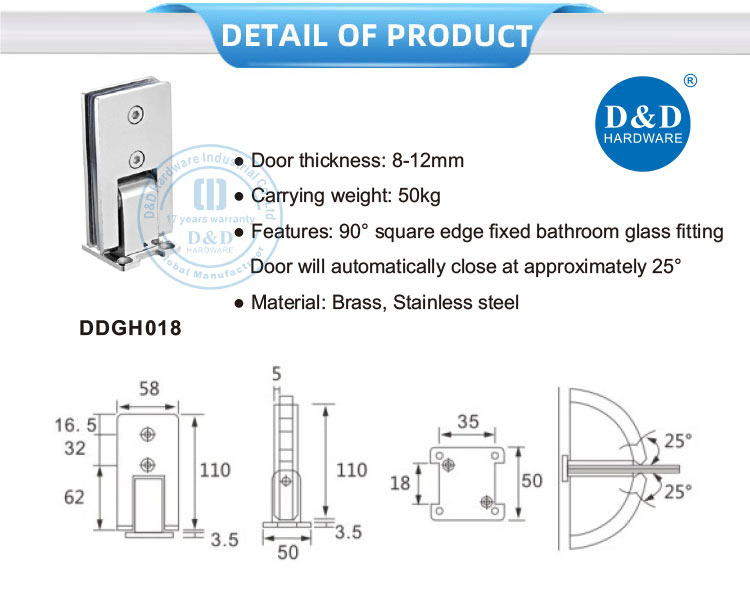 frameless sliding glass shower door hardware