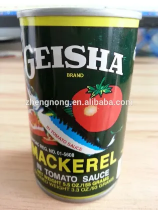 canned mackerel fish in 155g
