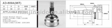 C.V. Joint kit for Audi 80/Avant M/T/A/T