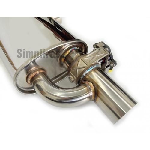 Universelle elektronische Ventilschalldämpfer mit einzelnen Auslass