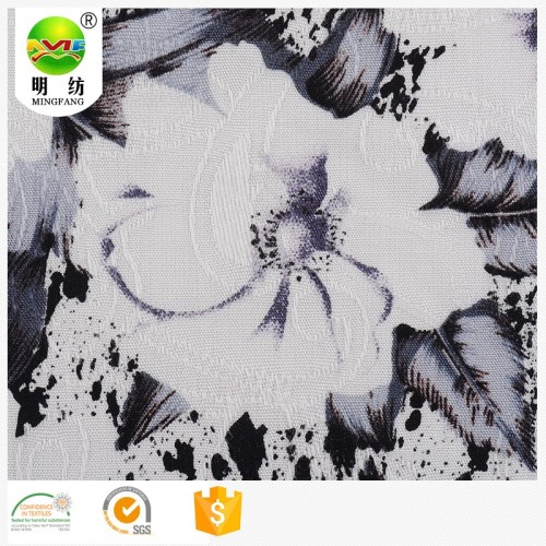 print jacquard fabric pictures for painting beautiful flower