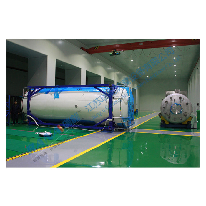 আস্তরণের ফ্লুরোপ্লাস্টিক শীট সহ ISO ধারক