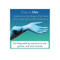 Blue nitrile gloves for varied use