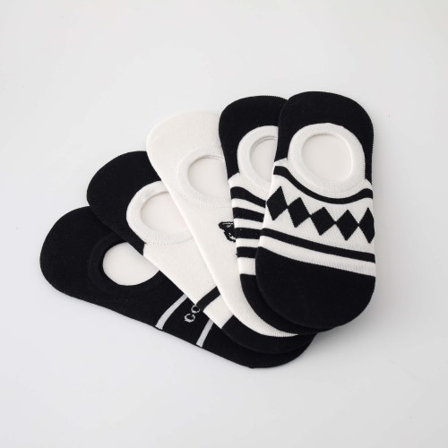 Мужчынскія плоскія дробныя рот нябачныя шкарпэткі