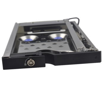 2.5In Single Bay SATA Aluminum case Anti-Vibration proof internal enclosure hdd caddy