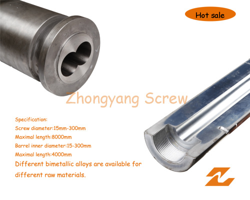 Πλαστικό Machibe Bimetallic Screw and Barrel/Tungsten Carbide (65/132)