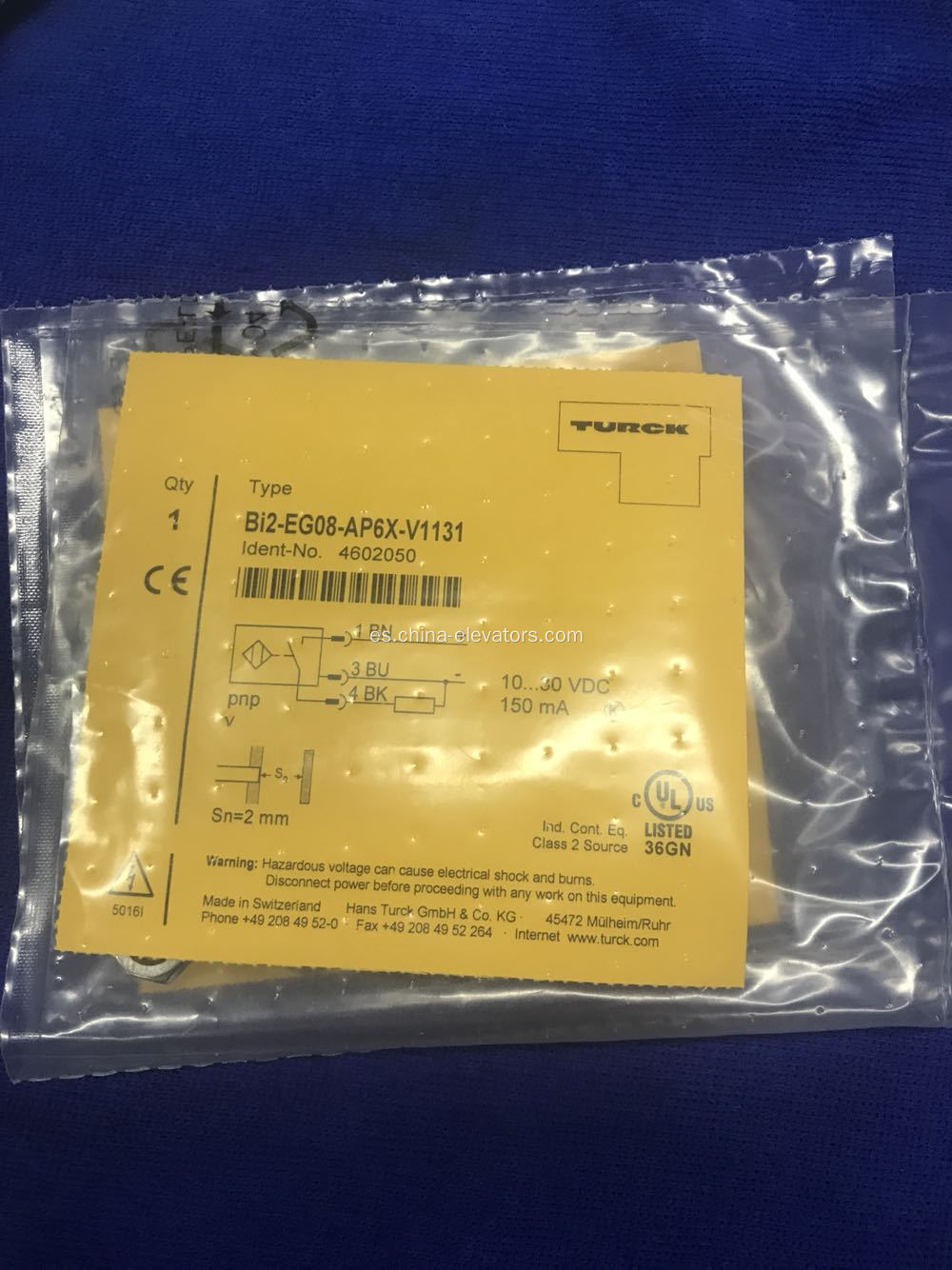 4602050 sensores de velocidad para thyssenkrupp escaladores de escalas