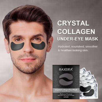 Black Pearl Collagen Eye Mask Crystal Patches - Anti-Wrinkle Moisturizing Eye Care