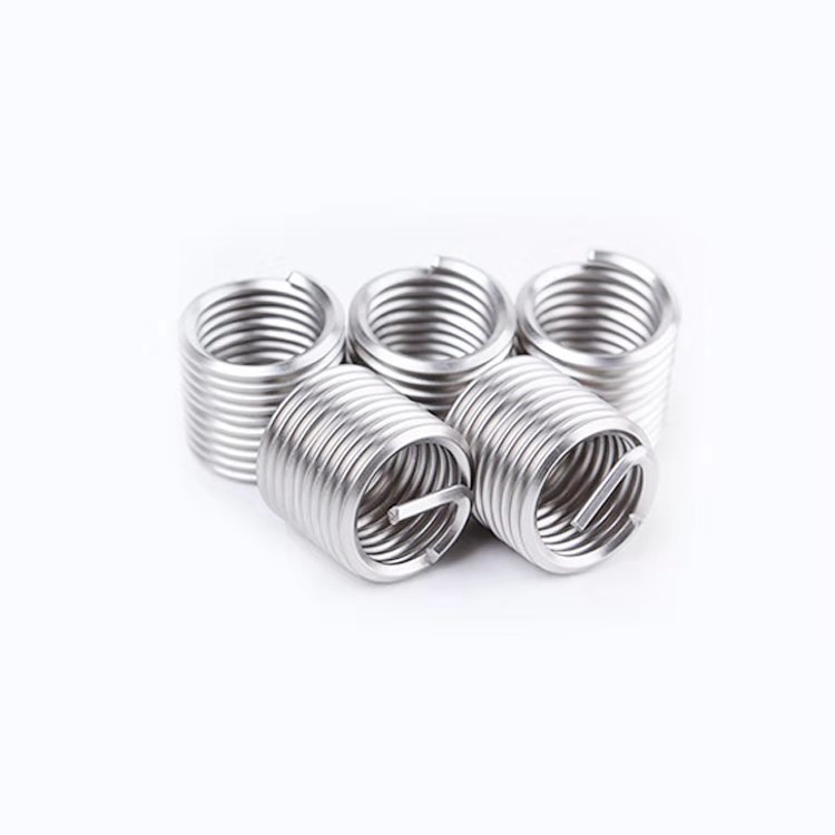 304 Stainless Steel Automotive Insert for Fasteners Thread Insert for Machinery Natural Surface Carton Packing