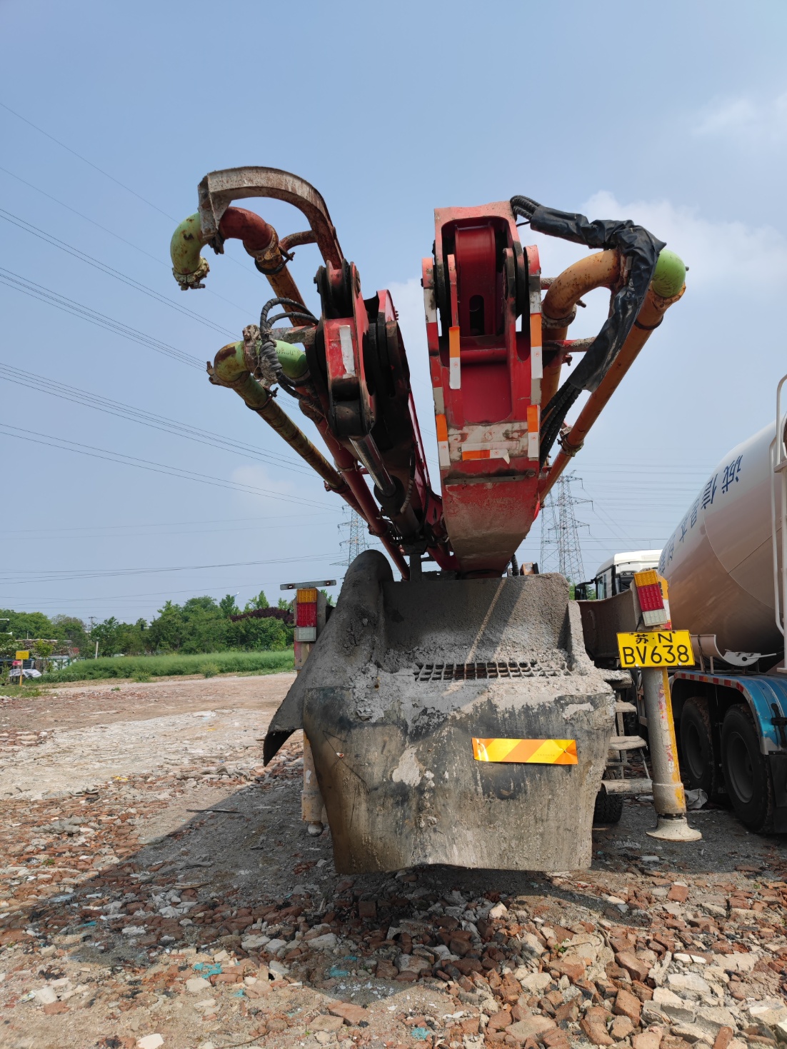 SANY used Truck Mounted Concrete Pump Boom