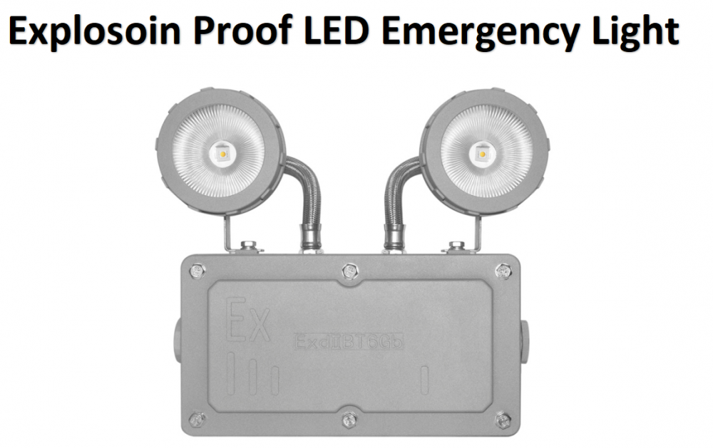 Luz de emergência LED à prova de explosão