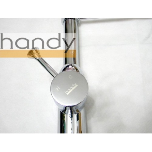 Spout Spray Lever Brass Chrome Kitchen Mixer