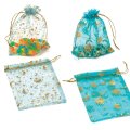 Low cost drawstring wedding candy organza bag