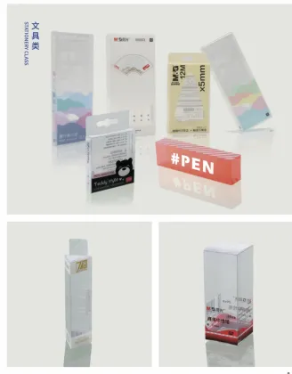 PVC and PET Stationery Packaging: Clear Folding Cartons for Sharpie Pens and Markers