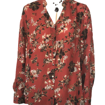Floral Printed Beach Tops Blouses