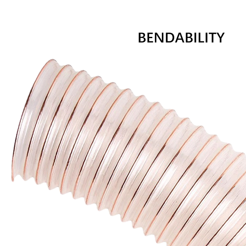 2 1/2 Inch PVC Suction Hose for Dust Collection in Woodworking Machines