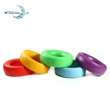 Colorful Indoor Tire: Fun and Educational Fitness Equipment for Kids