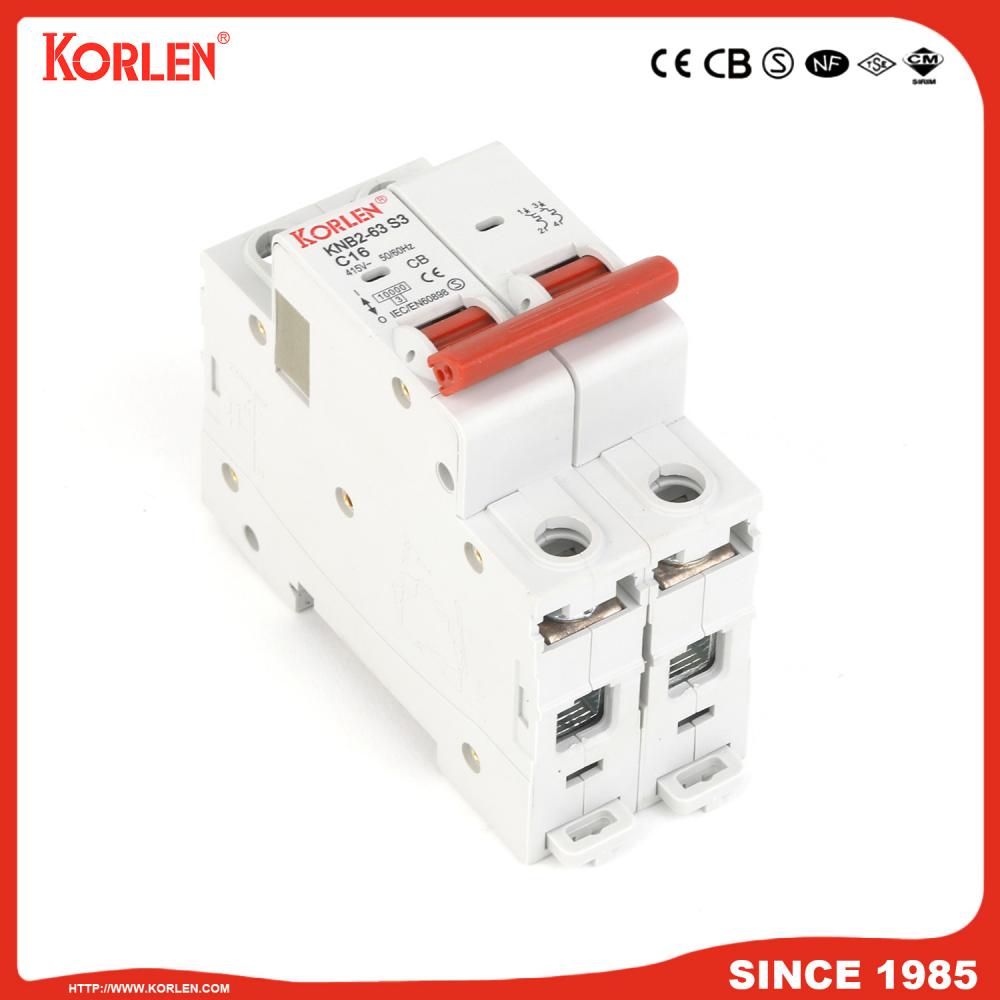 Miniature Circuit Breaker 3KA 32A SIRIM KNB2-63 2P