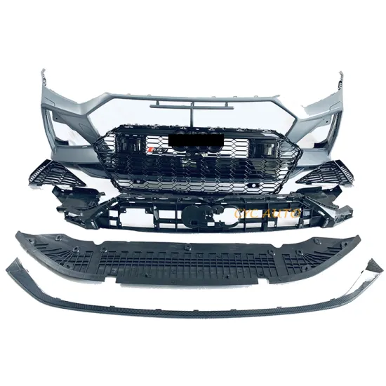 High Quality A7C8 RS7 Front Bumper with Grille Bodykit for Audi A7 C8 2020-2021
